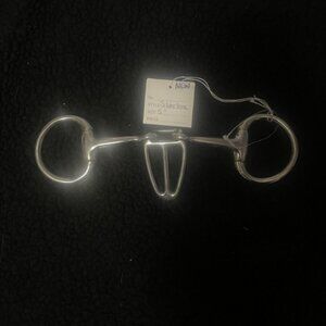5" Silverline Eggbutt Snaffle with Tongue Control